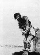 Chained Prisoner Francisco de goya y Lucientes